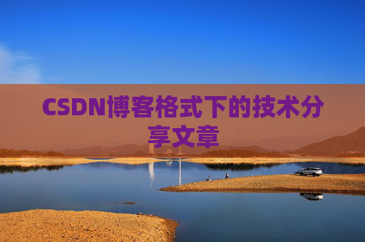 CSDN博客格式下的技术分享文章